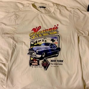 Car shirt graphic tee